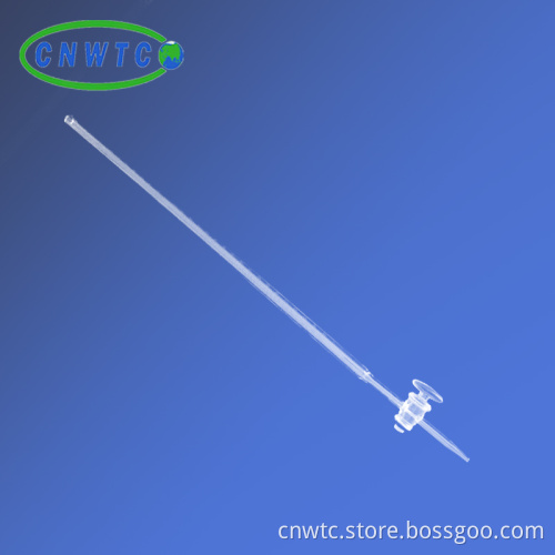 Shop for Boro3.3 Glass Micro Burette with PTFE Stopcock: Precision Laboratory Glassware for Your Scientific Needs